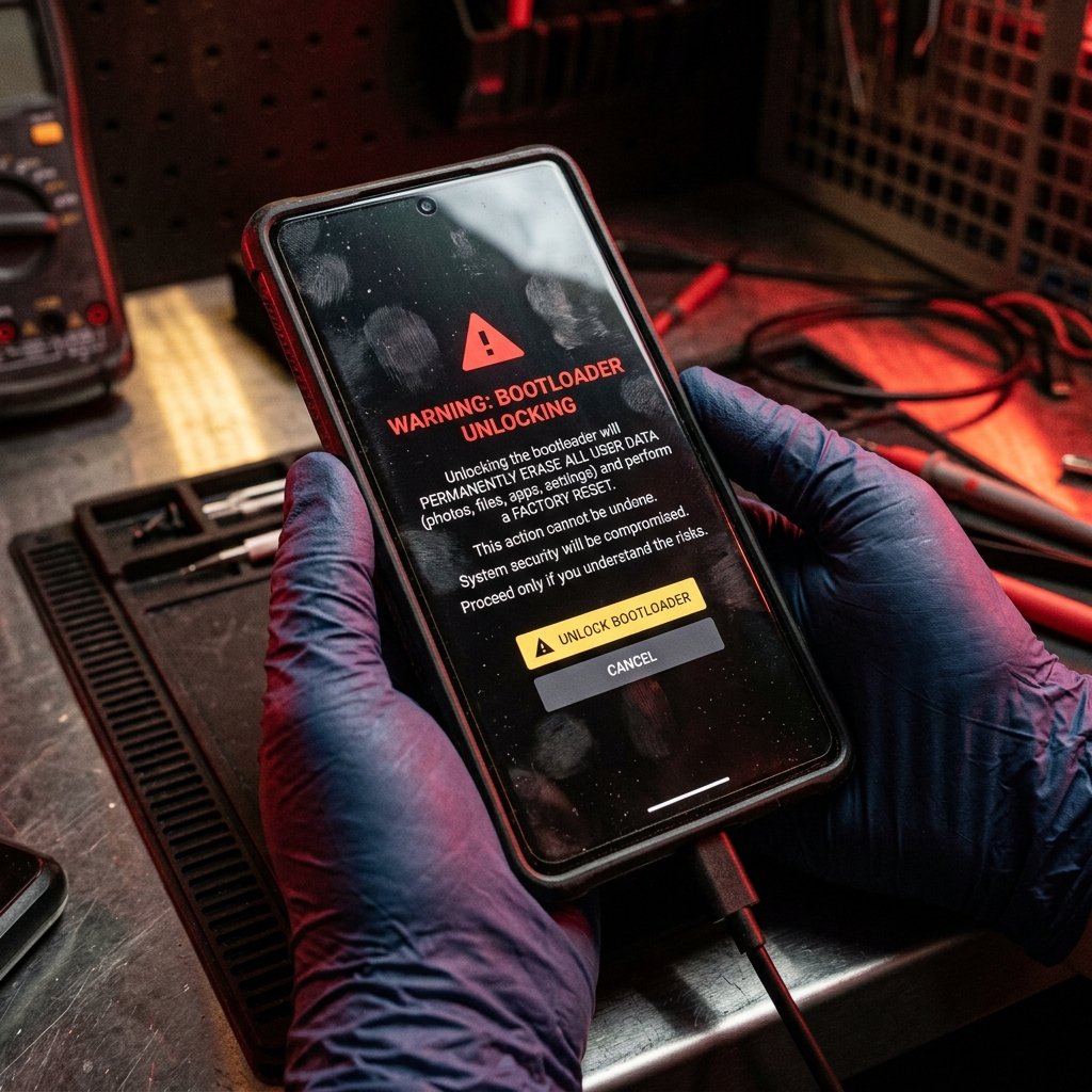 how to extract deleted whatsapp messages from android local backup illustrated by a rooting warning.