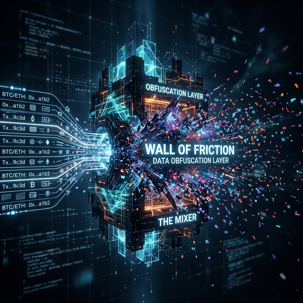 how to trace metamask drainer contract to a centralized exchange illustrated by a digital mixer.