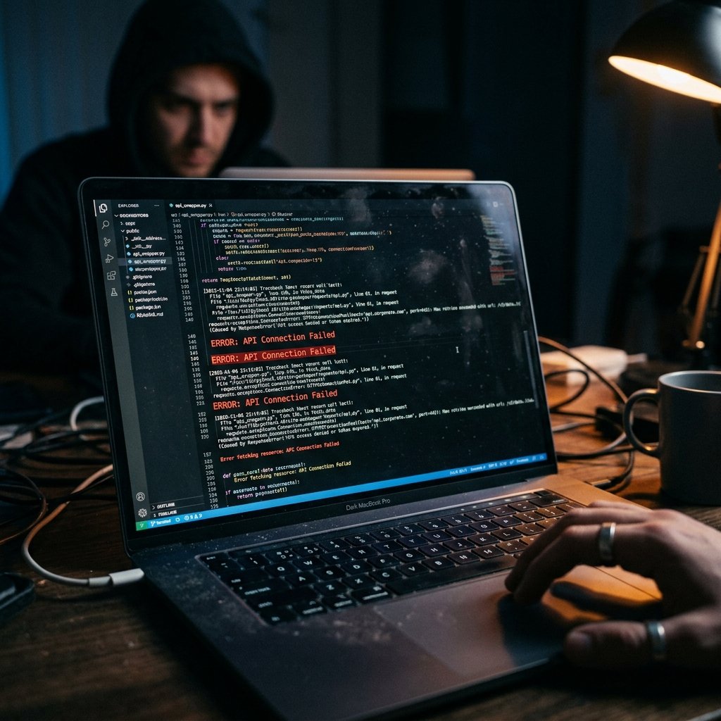 how to find the owner of a scam gmail account illustrated by a code error.