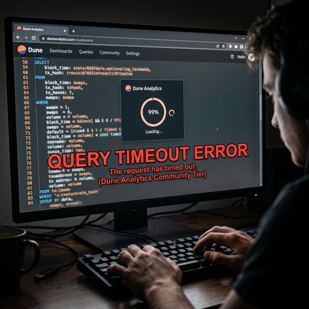 how to trace stolen funds bridged to base network sent to coinbase illustrated by a query timeout error.